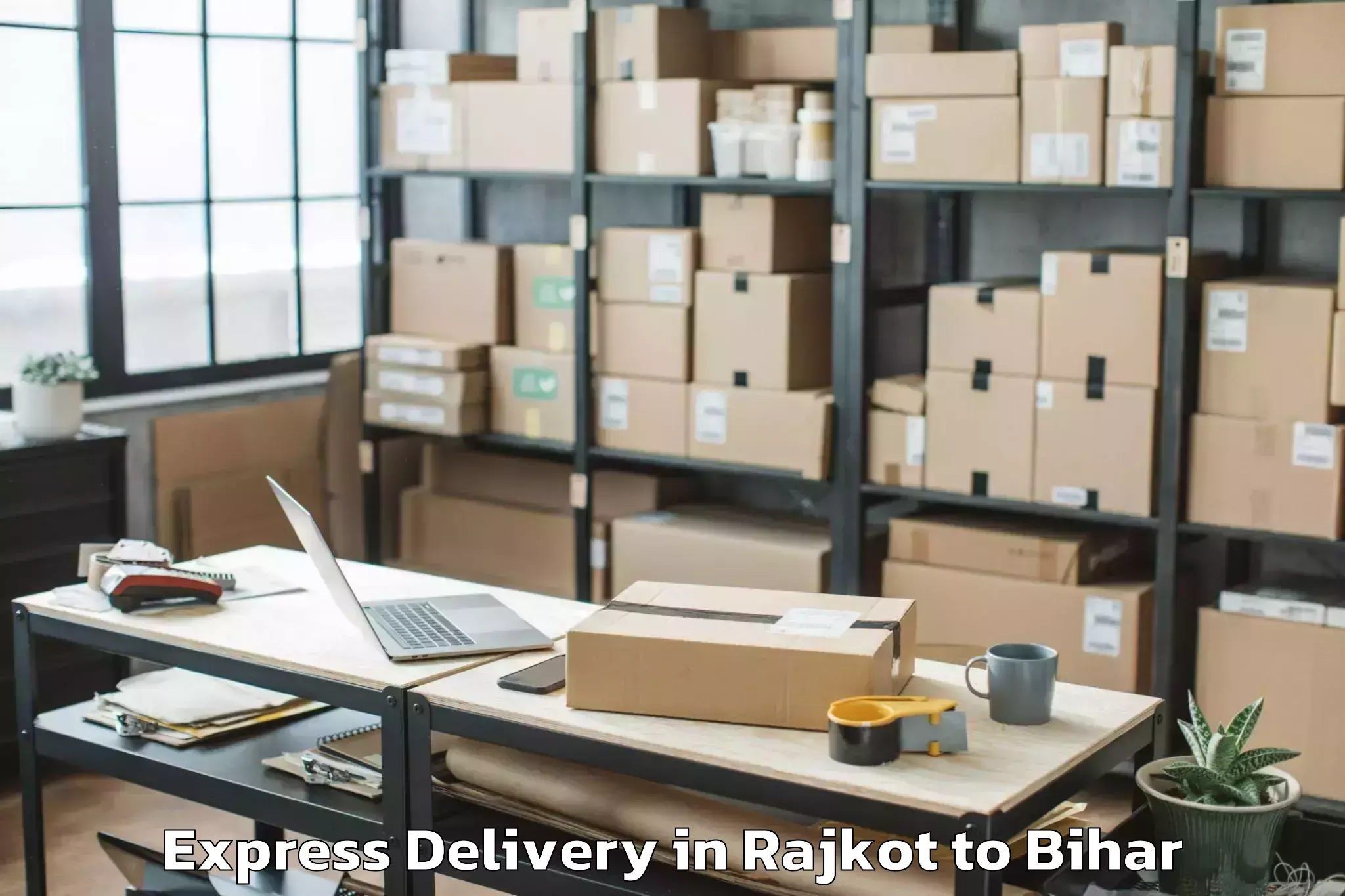 Leading Rajkot to Nathnagar Express Delivery Provider